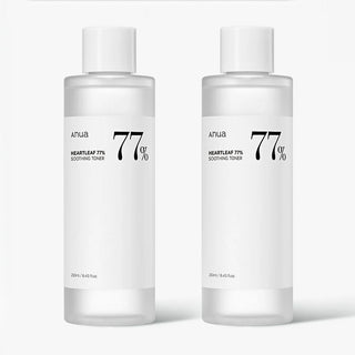 [1+1] [ANUA] Heartleaf 77% Soothing Toner (8.45oz, 250ml x 2pcs) Set