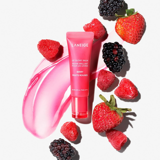 [LANEIGE] Lip Glowy Balm(10g): Glossy, Lightweight, Moisturize & Tint with Shea Butter_BERRY