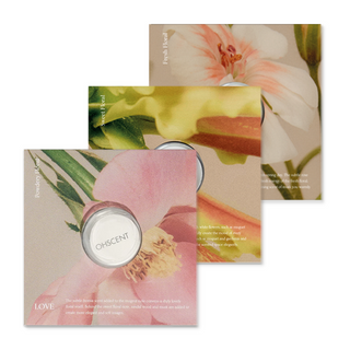 [OHSCENT] CAPSULE DE RECHARGE POUR DÉSODORISANT DE VOITURE FLORAL 3PACK (Amour, Flora, Après la pluie) 